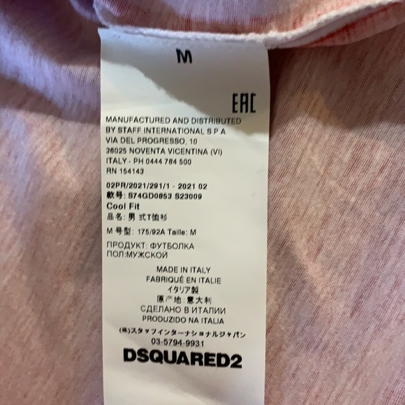 Dsquared men’s T-shirt - Picture 3 of 4